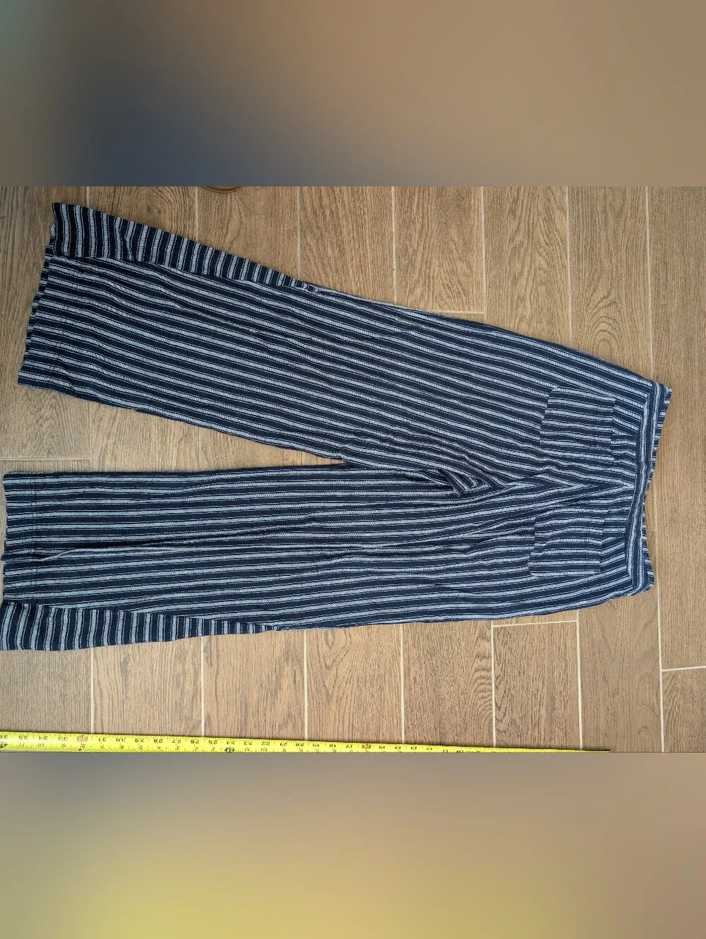Laundry By Shelli Segal Linen Striped  Beach Pants
